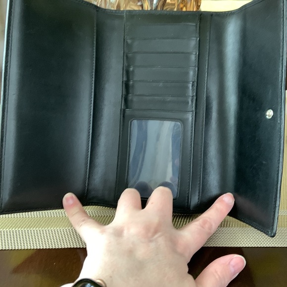 Coach long wallet with check book cover - Picture 4 of 16